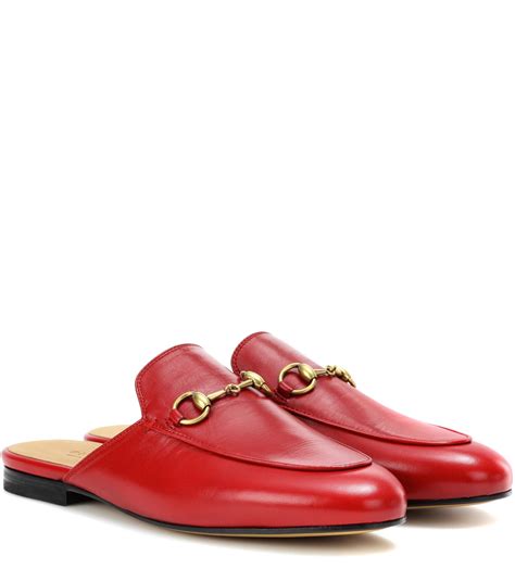 gucci red princetown slippers|Gucci princetown slipper sale.